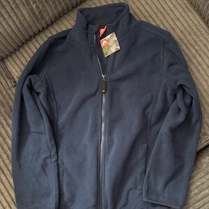 Boys Navy Fleece Jacket